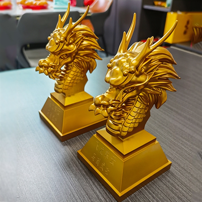 飛龍乘云，馬到成功鋁件